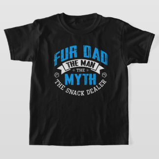T-shirt Vintage Chat Papa L'Homme Le Mythe Snack Dealer