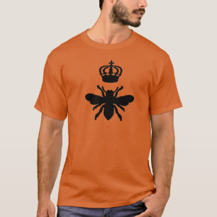 T-shirt Vintage chic queen Bee Silhouette