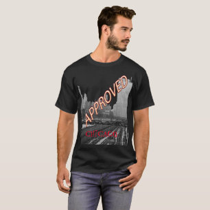 T-shirt Vintage Chicago Approuvé Rail Yards Michigan Ave