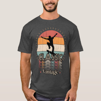 T-shirt Vintage classic SKATE family