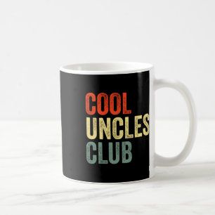 T-Shirt Vintage Cooler Onkel Club Lustiger Vaterta Kaffeetasse