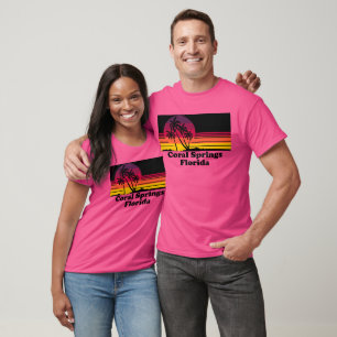 T-shirt Vintage Coral Springs Floride