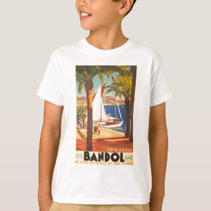 T-shirt Vintage Côte d'Azur Voyage en France