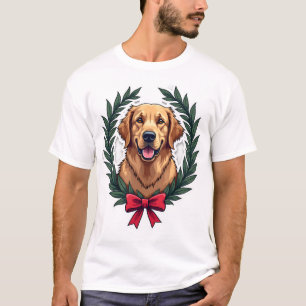 T-Shirt Vintage Couronne de Golden Retriever Patri