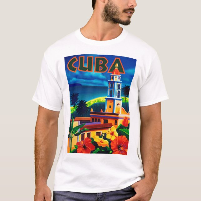 T-shirt Vintage Cuba (Devant)