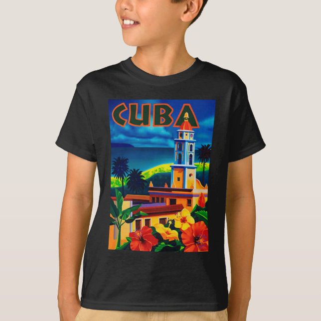 T-shirt Vintage Cuba (Devant)