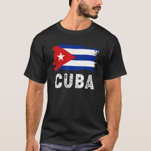T-shirt Vintage Cuba Drapeau Famille cubaine Fierté