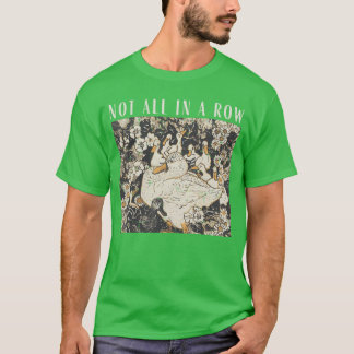 T-shirt Vintage Cute Not All in A Row Funny Mama Duck Cott