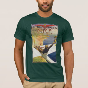 T-shirt vintage d'avion :  d'Aviation de réunion