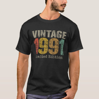 T-shirt vintage de 32 ans 1991 32e anniversaire