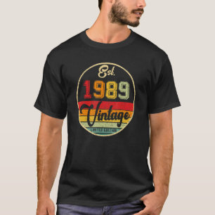 T-shirt vintage de 33 ans 1989 33e Jour B