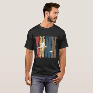 T-shirt vintage de golf de disque