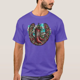 T-shirt Vintage de Noël occidental