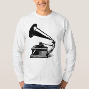 T-shirt vintage de phonographe