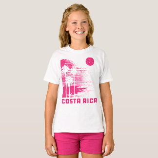 T-shirt Vintage de surf sur la plage de Retro Costa Rica