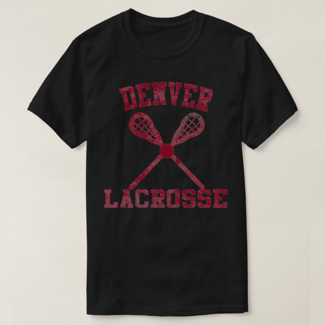 T-shirt Vintage Denver Lacrosse (Design devant)