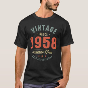 T-shirt Vintage depuis 1958 - 64e anniversaire Retro Class