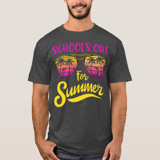 T-shirt Vintage Dernière Journée D'Écoles Pour L'Été