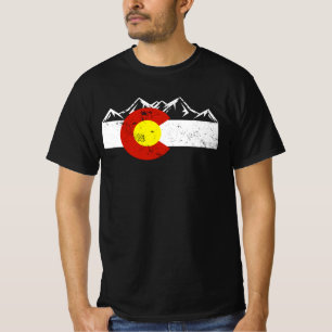 T-shirt Vintage des montagnes du Colorado