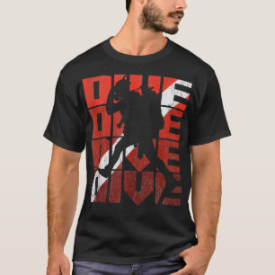 T-shirt Vintage Distressed Plongée Plongée Débardeur