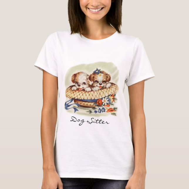 T-shirt vintage Dog Sitter (Devant)