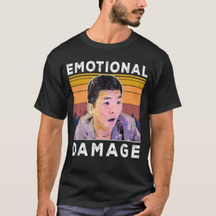 T-shirt Vintage Dommages émotionnels Le type asiatique Hum