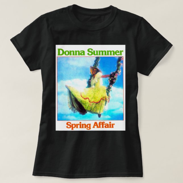 T-shirt Vintage Donna Art Summers (Design devant)