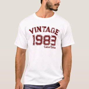 T-shirt vintage édition limitée 1983