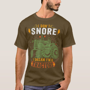 T-shirt Vintage éleveur de poulet Je ne ronfle pas Je rêve