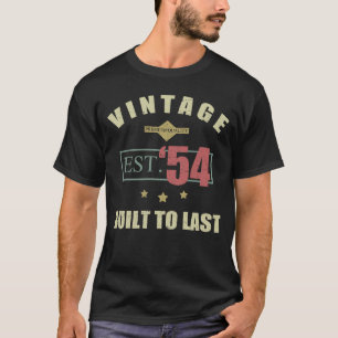 T-shirt Vintage Est. 1954 70e anniversaire