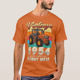 T-shirt Vintage Est 1954 Farmer Tractor 68e anniversaire 6