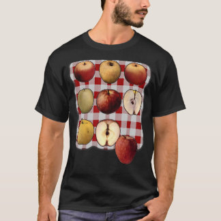 T-shirt Vintage Ferme Botanique Pomme Automne Automne Cott