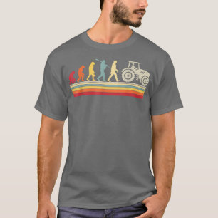 T-shirt Vintage fermier pour l'évolution humaine a