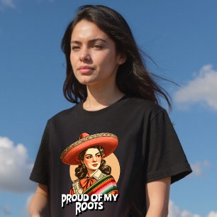 T-shirt Vintage fierté de mes racines Mois du patrimoine h