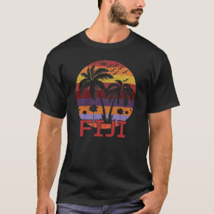 T-shirt Vintage Fiji Summer Beach Travel
