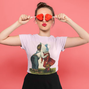 T-shirt vintage First Kiss