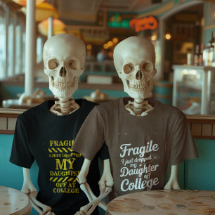 T-shirt vintage fragile : fille abandonnée à Colle