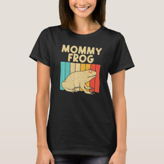 T-shirt Vintage Frog For Mom Grandma Cute Frog Toad
