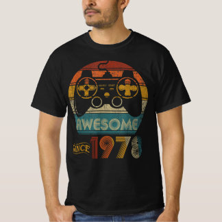 T-shirt Vintage Gamers Vidéo stupéfaits depuis 1978 , Hap