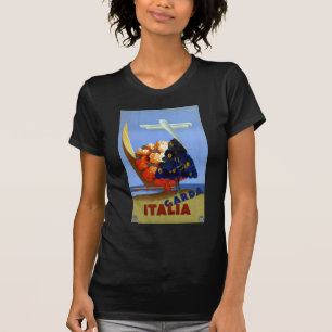 T-shirt Vintage Garda Italie Europe Air Travel