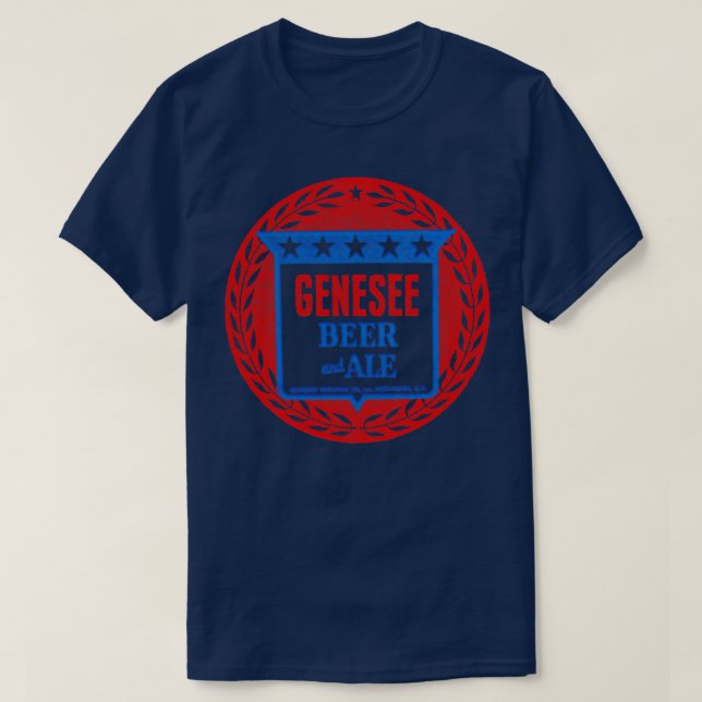 T-shirt Vintage Genesee Bière Design (Design devant)