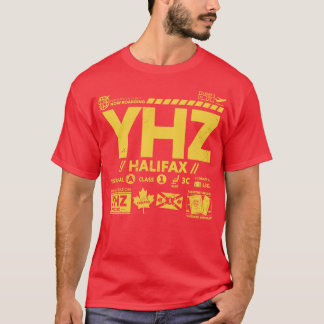 T-shirt Vintage Halifax YHZ Code de l'aéroport Voyage Jour