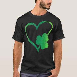 T-shirt Vintage Happy St Patrick's Day Irlandais Lucky Sha