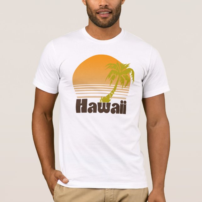 T-shirt Vintage Hawaii (Devant)