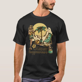 T-shirt Vintage Hawaii Honeymoon