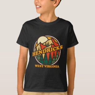 T-shirt Vintage Hendricks Virginie-Occidentale Randonnée M