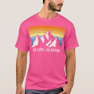 T-shirt Vintage Hollins Alabama Mountain Randonnée Souveni