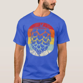 T-shirt Vintage Hops Retro Craft Bière Hop Leaf Party