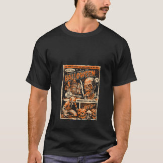 T-shirt Vintage Horreur Movie Style Design Zombies H