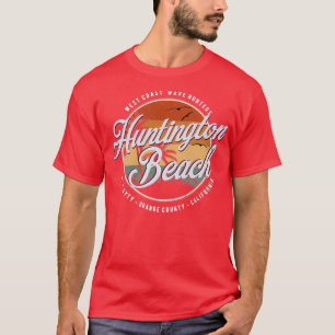 T-shirt Vintage Huntington Beach Badge